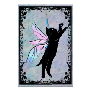 Póster Gato Cósmico Dandelion