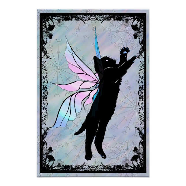 Póster Gato Cósmico Dandelion (Frente)