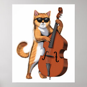 Poster Gato de Bass Duplo