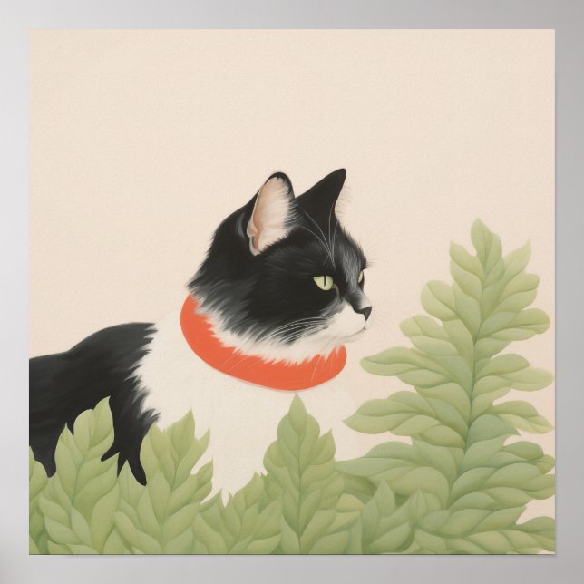 Poster Gato de Boho (Frente)