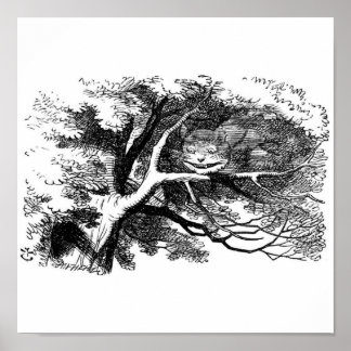 Póster Gato de cheshire