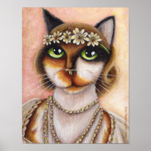 Poster Gato de chita grande Gatsby de Buchanan da