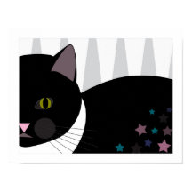 Gato de Estrada | Abstrato Art | Preto, Cinza e br