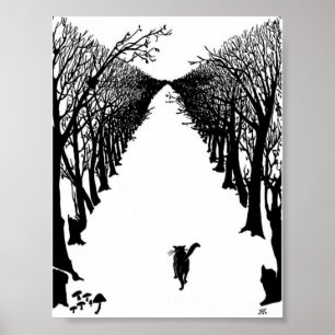 Poster Gato de Kipling