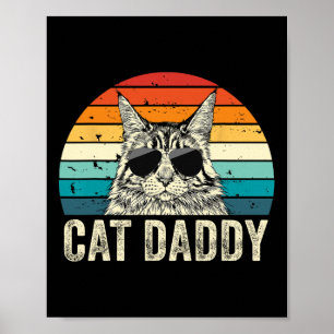 Poster Gato De Pai De Gato Retroativo Vintage Coca-Cola D