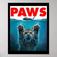 Gato De Pata E Gatinho Humorístico Com Rato Perdid