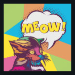 Poster Gato de Pop<br><div class="desc">Pop Art Cat</div>