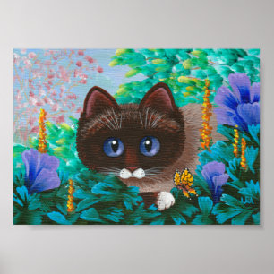 Póster Gato de Verão de Mianmar