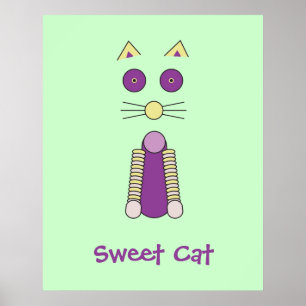 Póster Gato Doce