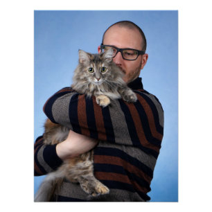 Póster Gato e Melhor Amigo