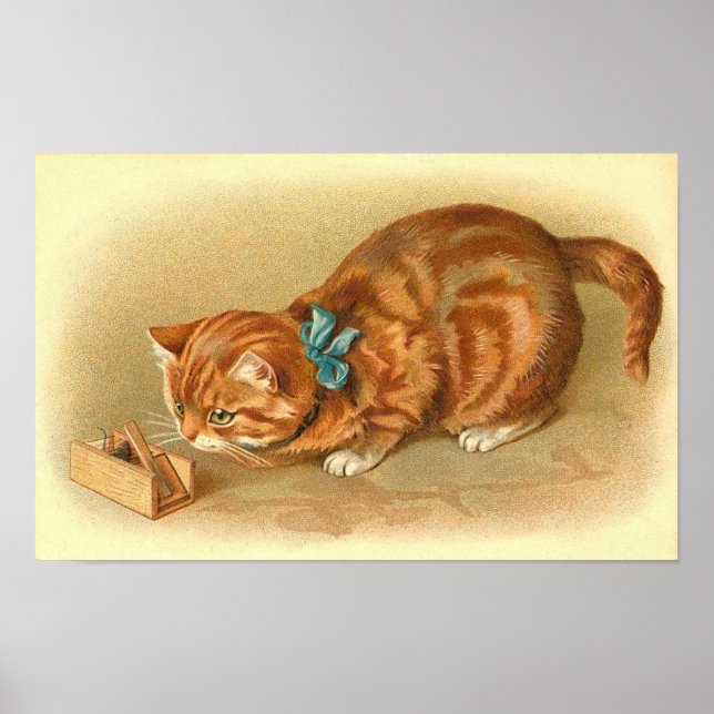 Póster "Gato e Rato" (Frente)