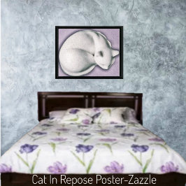 Poster Gato em Repouso II