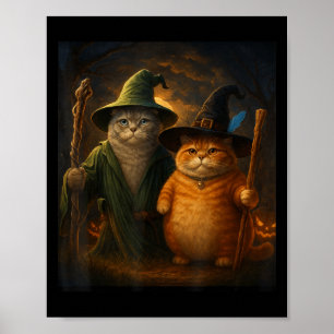 Poster Gato Engraçado Halloween Gato Meme Gato Gato Estra
