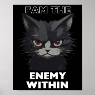 Poster Gato Engraçado Trump Bebê Engraçado Voto Para Gato