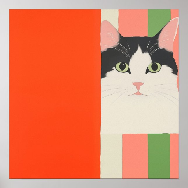 Poster Gato Fofo (Frente)