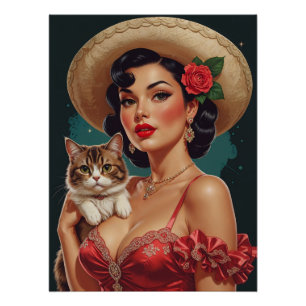 Póster Gato Gato Gato Giro-Gato-Gato