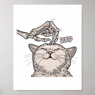 Poster Gato Gato Geleton Boop Halloween Pet Women Gi