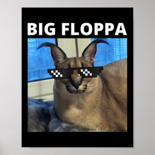 Poster Gato Meme Big Floppa 
