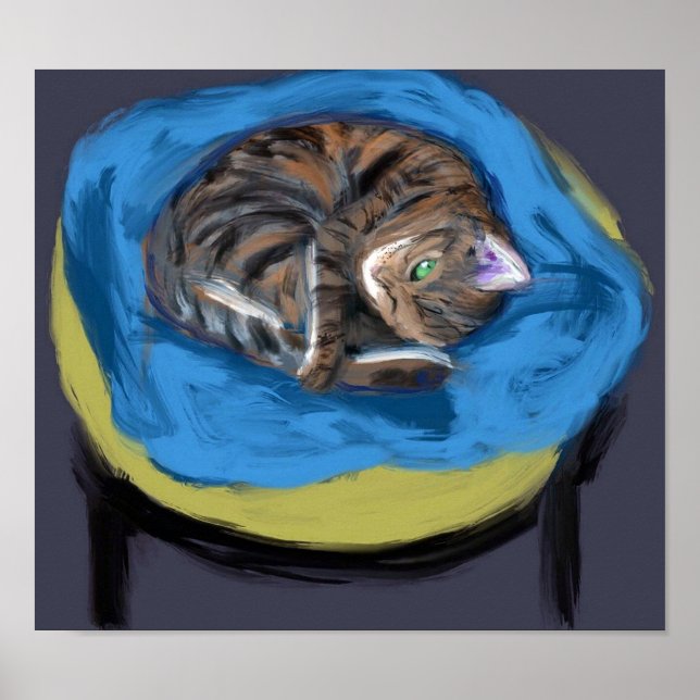 Poster Gato na cama, Suzanne Valadon (Frente)