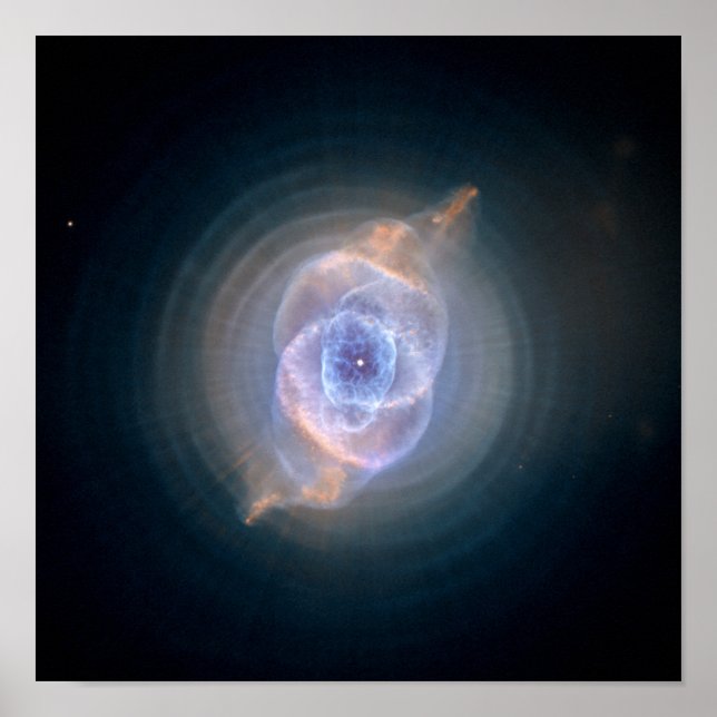 Poster Gato Nebula Ocular Hubble NASA (Frente)