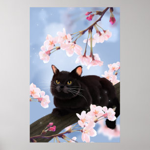 Poster Gato Negro