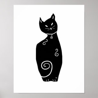 Póster Gato Negro