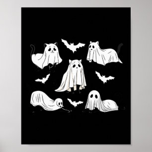 Poster Gato Negro de Halloween Gato Assustado Gato Irrita