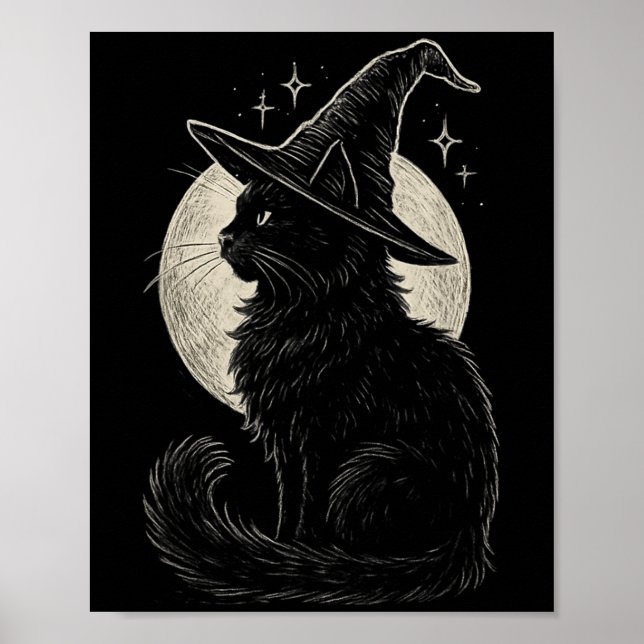 Poster Gato Negro Gato-Bolo-Bolo-Bola-Boca-Boca (Frente)