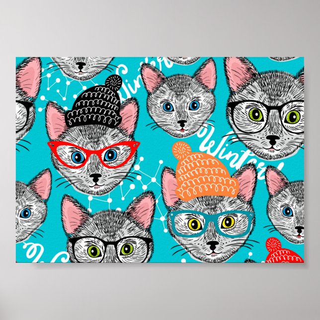 Poster Gato no chapéu (Frente)