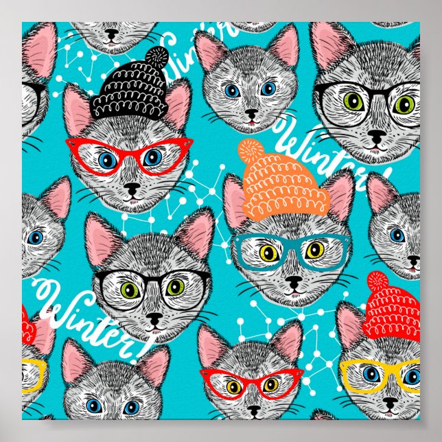 Poster Gato no chapéu (Frente)