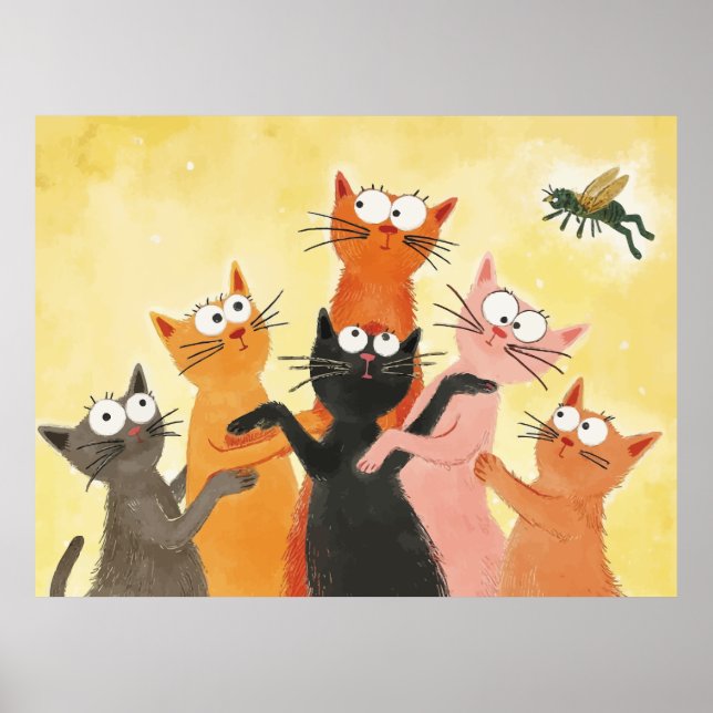 Poster Gato-Pato do Buzz (Frente)