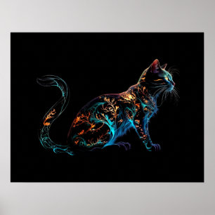 Poster Gato Plasma