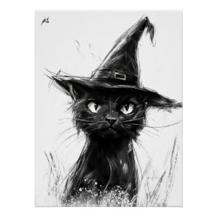 Póster Gato Preto