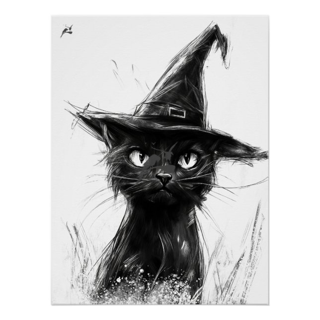 Póster Gato Preto (Frente)