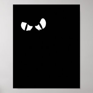 Poster Gato Preto Feliz Halloween Gatinho Divertido Carto