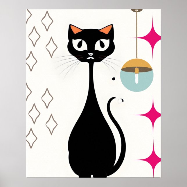 Poster Gato Preto Legal Retroativo (Frente)