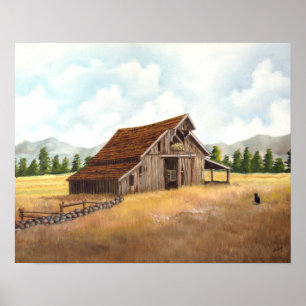 Poster Gato Preto no Barão do Campo