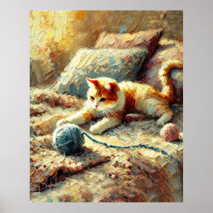 Poster Gato repleto