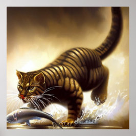 Poster Gato Selvagem (3)