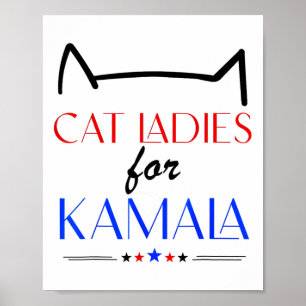 Poster Gato Senhoras Para Kamala