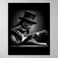 Gato Tocando Guitarra - Música de Rock Engraçada G