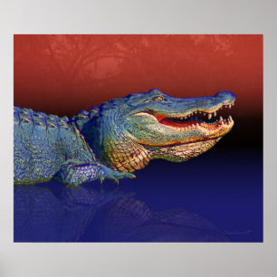 Póster Gator Ready Print -24x20 -other sizes available