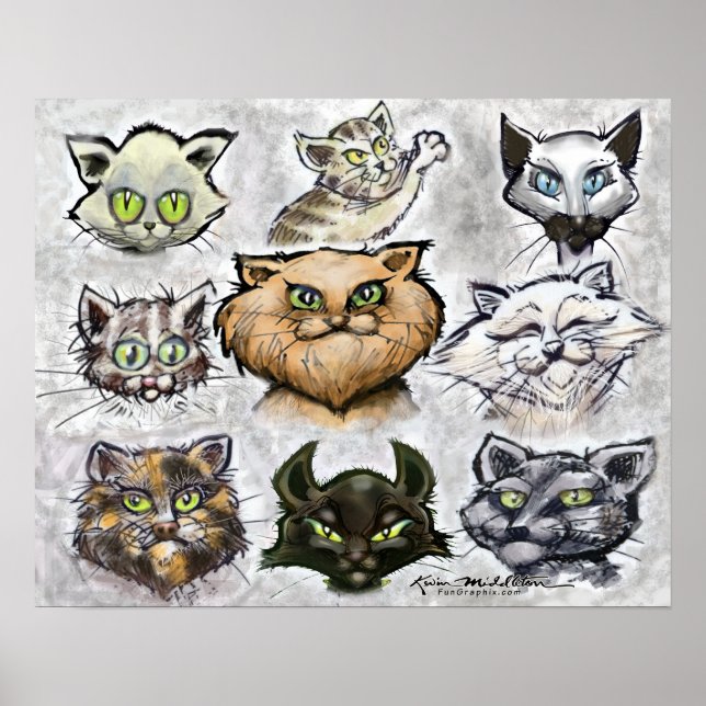 Poster Gatos (Frente)