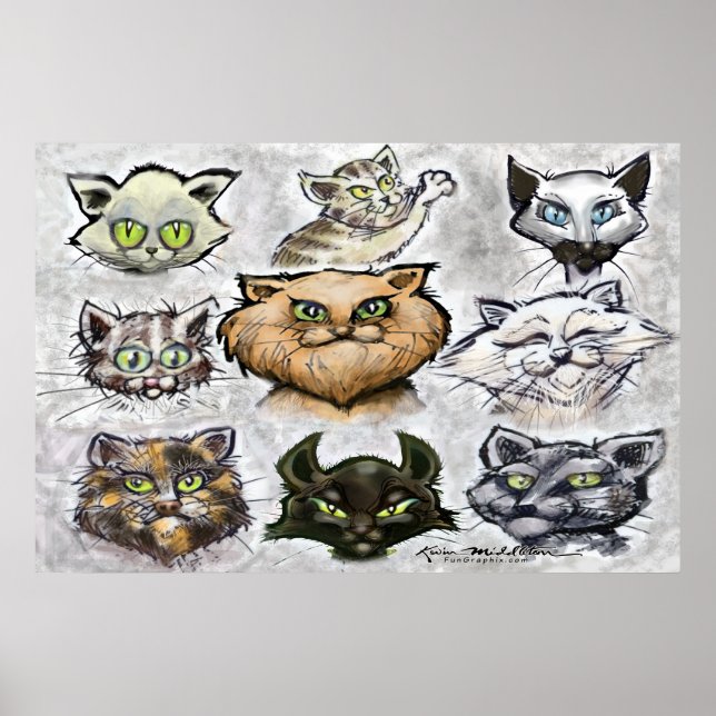 Poster Gatos (Frente)