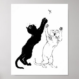 Poster Gatos, Alexandre Steinlen
