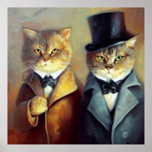 Poster Gatos como Holmes e Watson