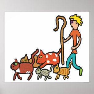 Poster Gatos De Criação