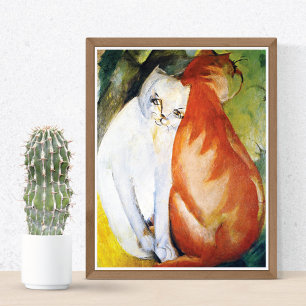 Póster Gatos de Franz Marc