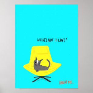 Poster Gatos de Mod - O que não se ama?