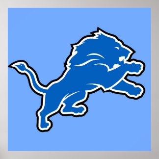 Poster gatos-detroit selvagens de leões-selvagens america